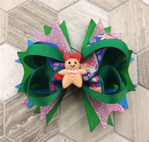 Christmas Hair Bow YOU PICK CENTER Design Holiday Hair Bow | Etsy | Christmas hair bows, Holiday ...