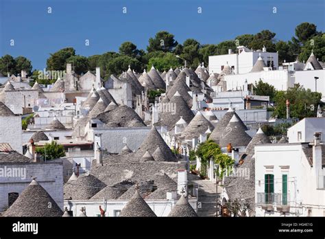 Trulli Traditional Houses Rione Monti Area Alberobello UNESCO