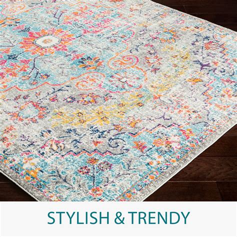 Artistic Weavers Odelia Vintage Bohemian Area Rug X Aqua