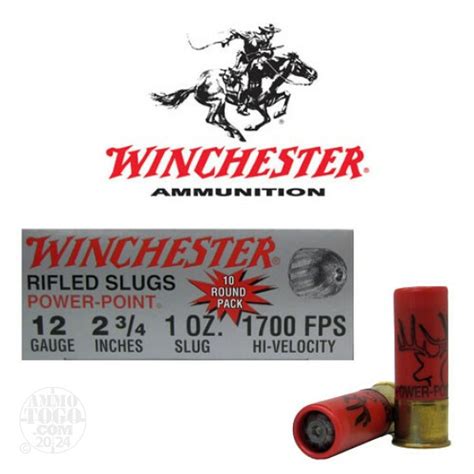 Gauge Rifled Slug Ammo For Sale By Winchester Rounds