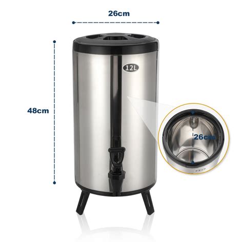 Stainless Steel Water Dispenser Hot Cold Insulated Beverage Tong Air