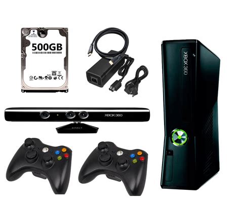 Xbox 360 Slim S 500gb 2xpad Microsoft Rgh3 0 Kinect Nowy Gpu Sklep