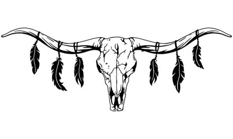 Longhorn Head Skull Stock Illustration - Download Image Now - Clip Art ...