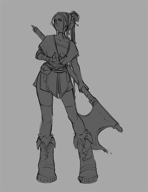 Artstation Character Concept Sketch