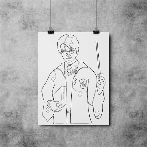 Steppi LineArt Procreate On Instagram LineArt Harry Potter