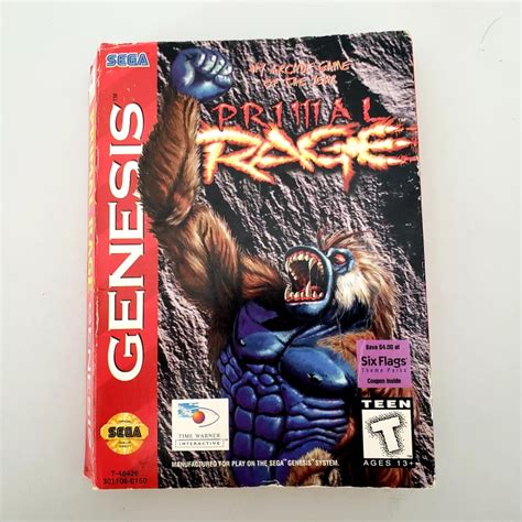 Luva Primal Rage Sega Mega Drive Original Shopee Brasil