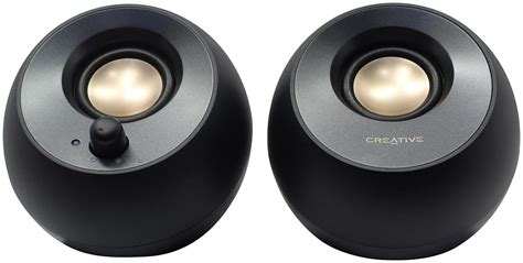 Колонки Creative Pebble V2 MF1695, 2.0, черный [51mf1695aa000] — купить ...