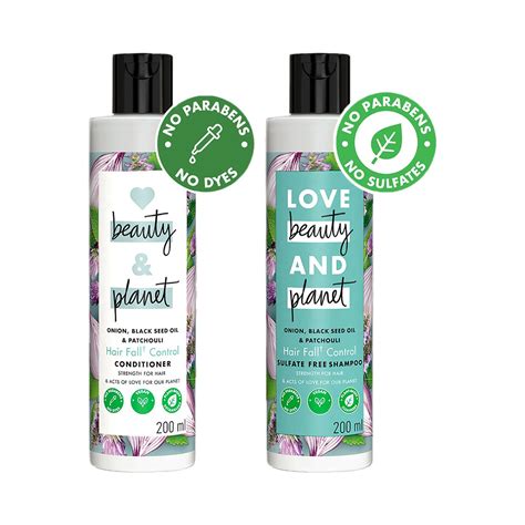 Love Beauty Planet Onion Black Seed Patchouli Hairfall Control