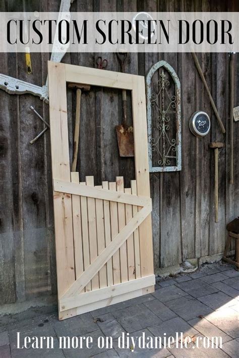 How To Make A Custom Wood Screen Door Artofit