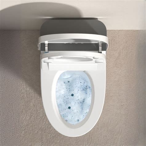 Chalk Modish One Piece Toilet With Siphon Jet Flush Rough In