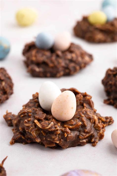 No Bake Birds Nest Cookies The First Year