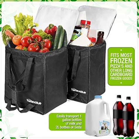 Insulated Food Delivery Bag Hot Cold Container Uber Eats Postmates Door Dash Two Ebay