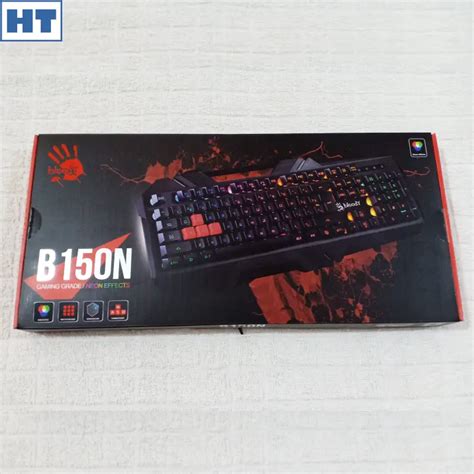 A4Tech Bloody Gaming Keyboard (B150N) - Multi Key Rollover - Neon ...