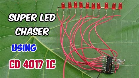 Super Led Chaser With Rgb Effect Running Led Circuit Cd4017 How To Make Led Chaser Using Cd