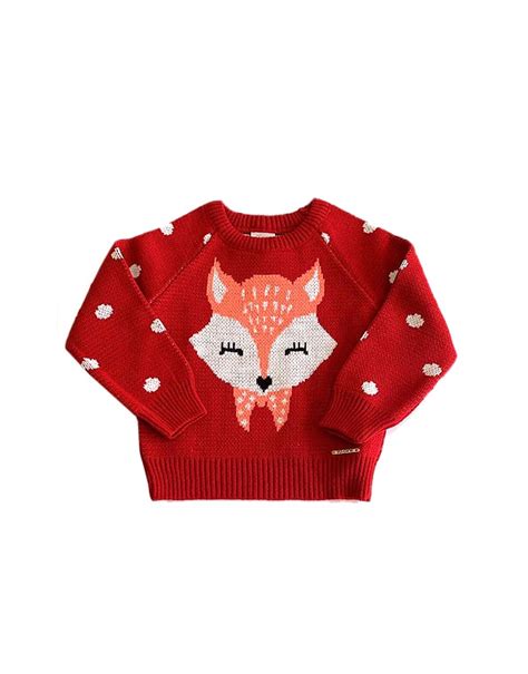 Blusa Em Tricot Infantil Feminina Vermelha Carambolina