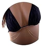 Amazon K Gold Plated Sexy Body Chains For Women Layered Rhinestone Crossover Bikini Bra