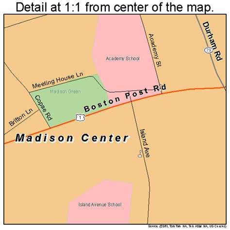 Madison Center Connecticut Street Map 0944630