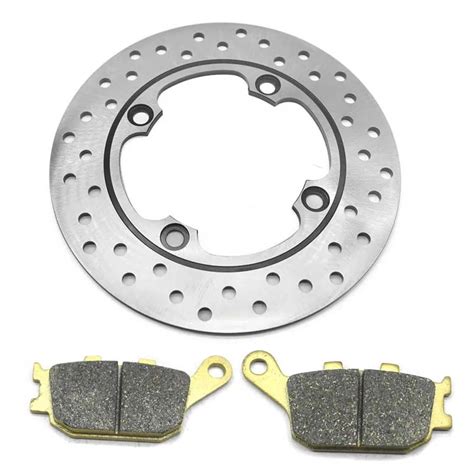 Motorcycle Rear Brake Pads Disc Rotor Kit Set For Honda CB600F Hornet S