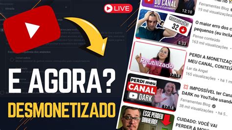 Muitos Canais Perdendo A Monetiza O No Youtube Analisando Canais Que