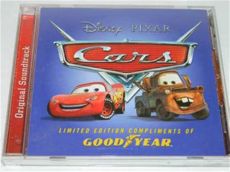 Disney Pixar Cars Movie Soundtrack CD Limited Edition Goodyear Tires ...