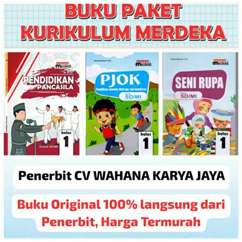 Jual Wkj Pend Pancasila Pkn Pjok Seni Rupa Kelas Kurikulum