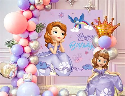 Sofia The First Birthday Party Decor Shelly Lighting