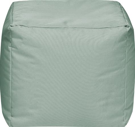 gouchee home cube brava eucalyptus pouf ottoman water repellent cube