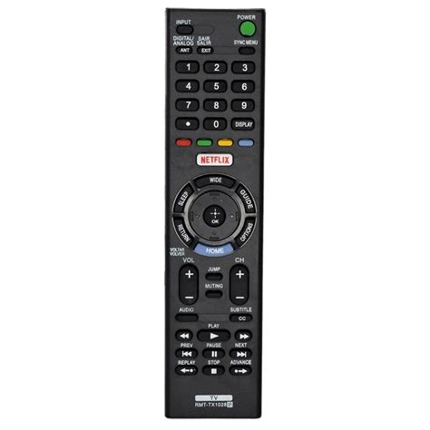 Controle Remoto Para TV LED Sony Smart Netflix 8055 RMT TX102B