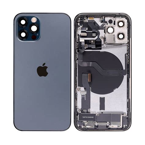 Buy Rear Housing With Frame Iphone 12 Pro Max Pacific Blue Parts