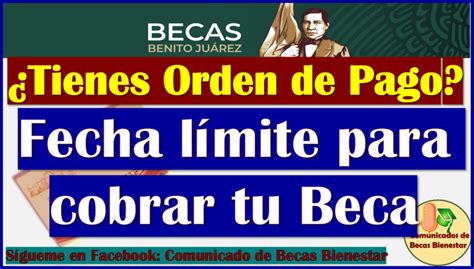 Tienes Orden De Pago Esta Es La Fecha Limite Para Cobrar Tu Beca