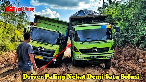 Sangat Brutal Driver Truck Hino Fm Ti Demi Penyelamatan Temannya