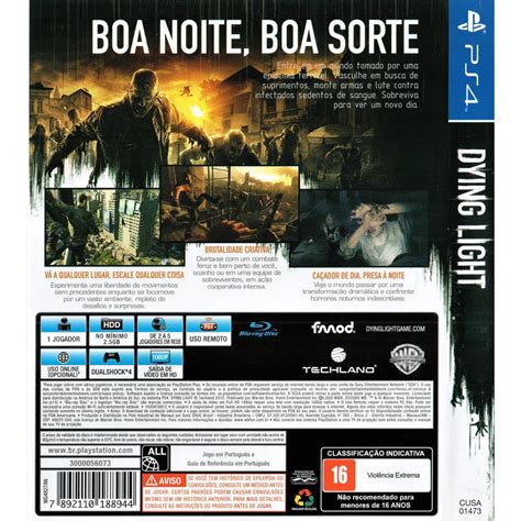 Dying Light Ps4 Seminovo Arena Games Loja Geek