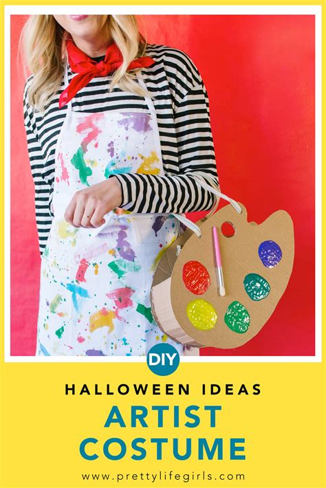 DIY Halloween Costumes: DIY Artist Costume | The Pretty Life Girls