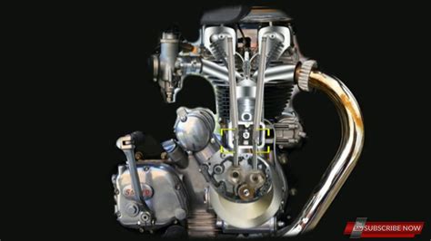 Royal Enfield Engine Working On 3d Animation Youtube