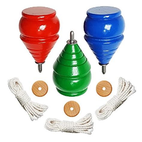 Authentic Novelty Spinning Tops Spin Tops Classic Wooden Trompos 100 Made Usa 702331423878 Ebay