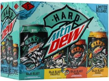 Hard Mtn Dew Baja Variety Pack Pk Oz Can Legacy Wine And Spirits