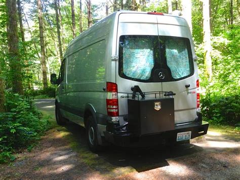 Alumminess Bumper And Generator Box On A Sprinter From Sprinter