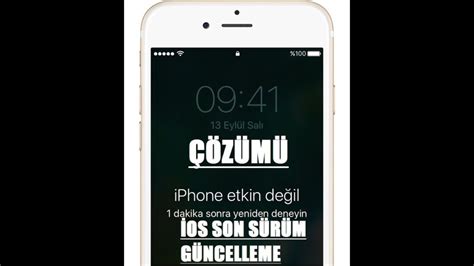 iPhone Etkin Değil iTunes a Bağlanın Hatası ve Çözümü Güncel Tekno