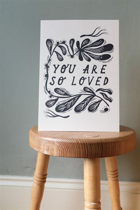 'You Are So Loved' Love Themed Art Print – Lauren Marina