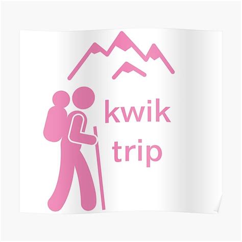 "kwik trip, kwik travel, quick trip, quick travel," Poster by kla-shop ...