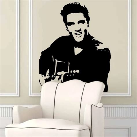 Free Shipping Rock Music Elvis Presley Vinyl Decoration Home Wall