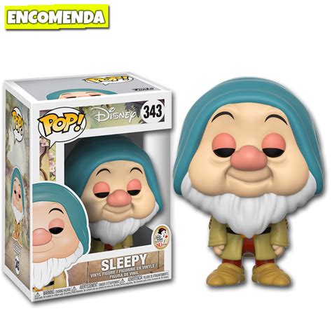 Soneca Branca De Neve - Funko Pop! A Branca de Neve e os Sete Anões - Soneca Sleepy 343 - Loja TSC