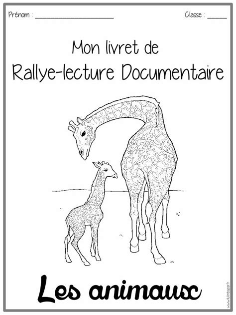 PDF Mon Livret De Rallye Lecture Documentaireblogs Lfiduras Ce2b