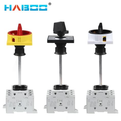 Haboo Red Yellow Pad Lock With Extension Arm Isolator Switch Phase On