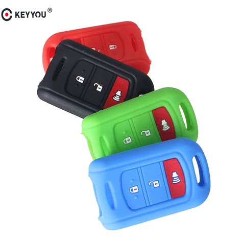 KEYYOU Silicone Car Key Cover Case Shell Bag Holder For Toyota Yaris