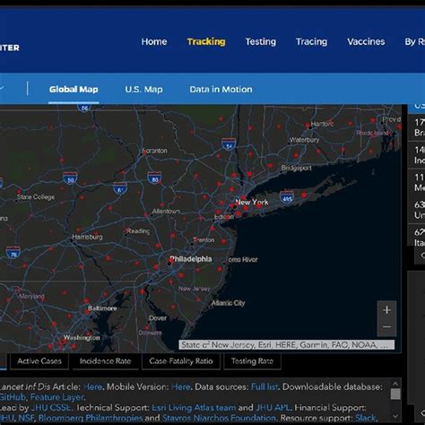 The Johns Hopkins COVID-19 Web-based data Dashboard | Download ...