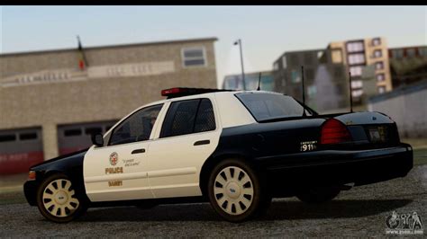 LAPD Ford Crown Victoria Whelen Lightbar For GTA San Andreas