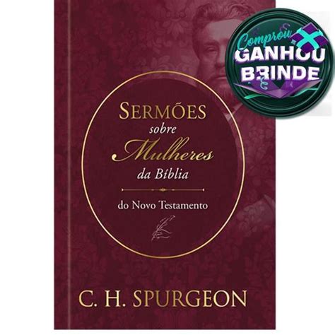 Livro Sermões de Spurgeon sobre Mulheres da Bíblia Novo Testamento Capa