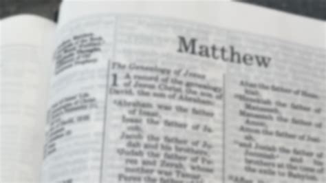 Introduction to Matthew Bible Commentary | Deeper Bible