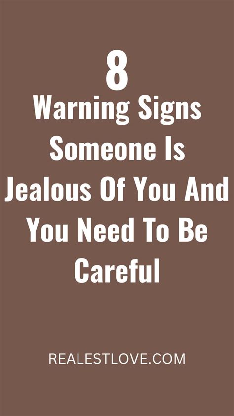 Signs Someone Is Jealous Of You Realest Love